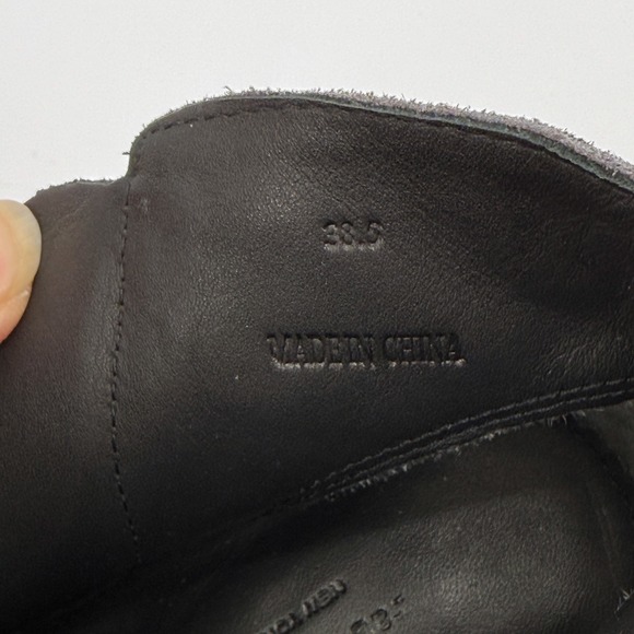 Rag & Bone Bootie Margot Suede Ankle Boots Double Zipper Block Heel Womens 38.5 - Picture 4 of 14